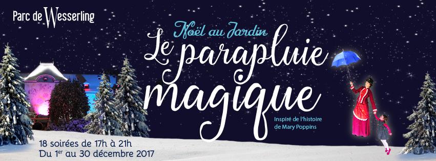 Affiche Wesserling - Noël au Jardin 2017