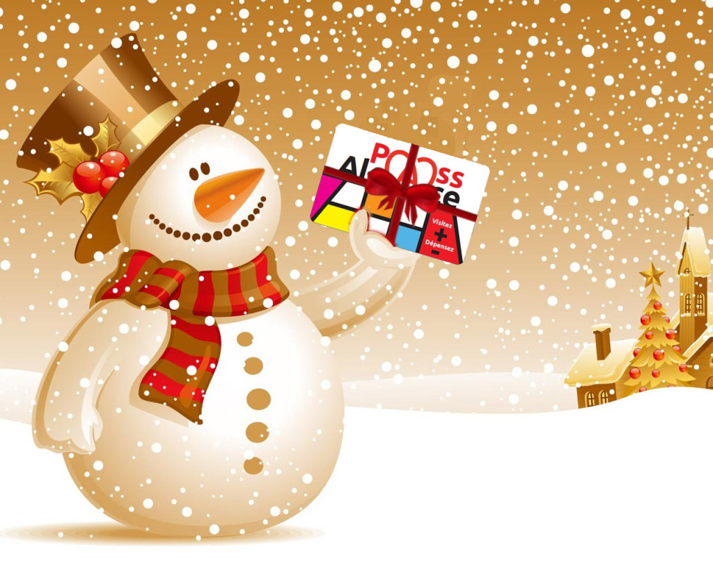 Noël avec le Pass'Alsace - carte cadeau