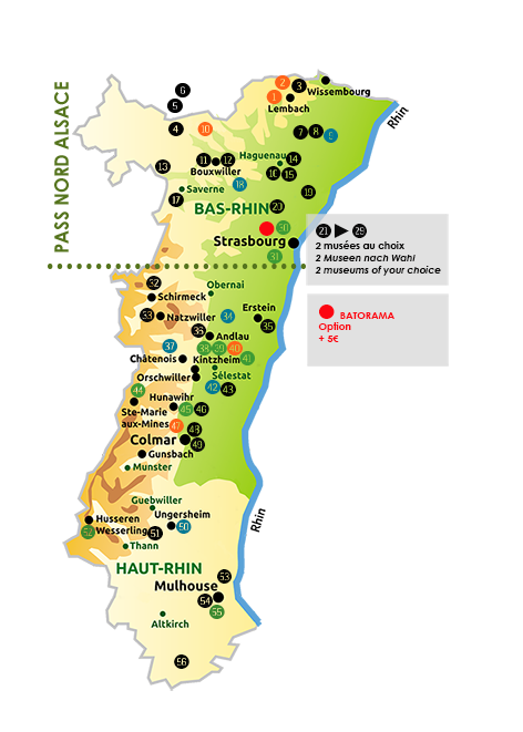 Partenaires du Pass'Alsace 2018