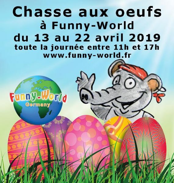 Une chasse aux oeufs à Funny-World !