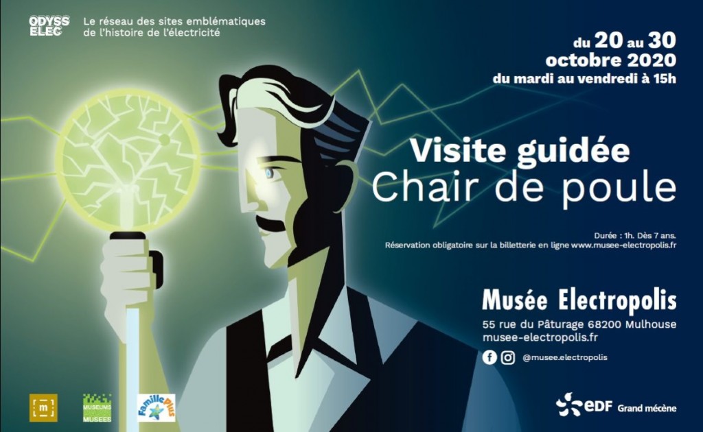 Visite guidée Chair de poule au Musée Electropolis - Halloween en Alsace