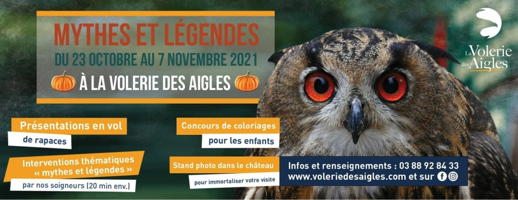 Halloween en Alsace - Mythes et légendes à la Volerie des Aigles