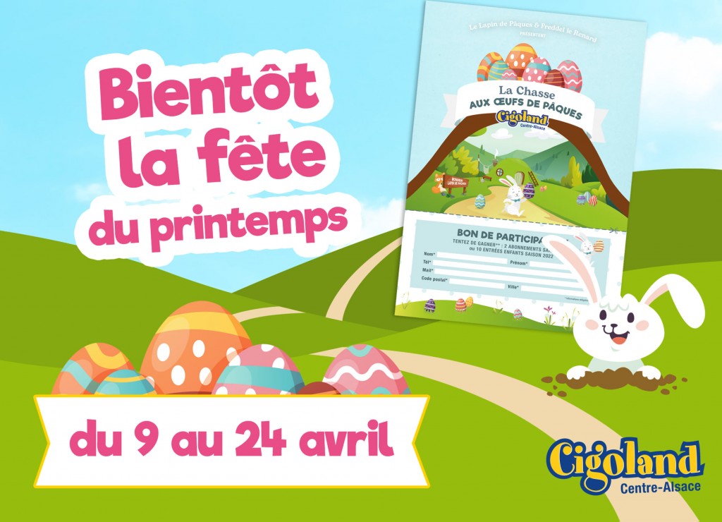 Fête du Printemps à Cigoland - Pâques 2022
